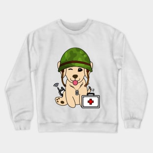 Medic Golden Retriever Crewneck Sweatshirt